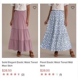 Bundle of 2 NWT Petallush Maxi Skirts